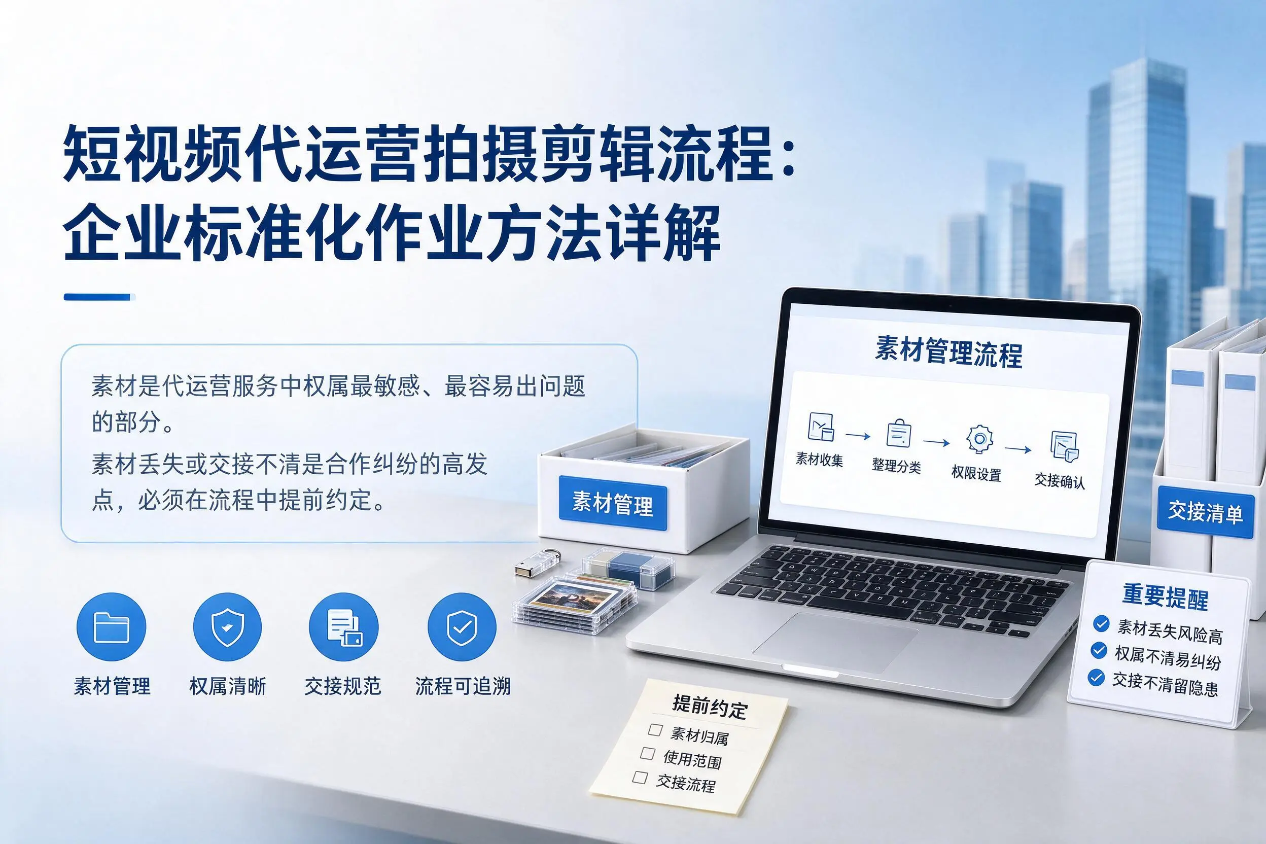 短视频代运营拍摄剪辑流程：南通企业标准化作业方法详解