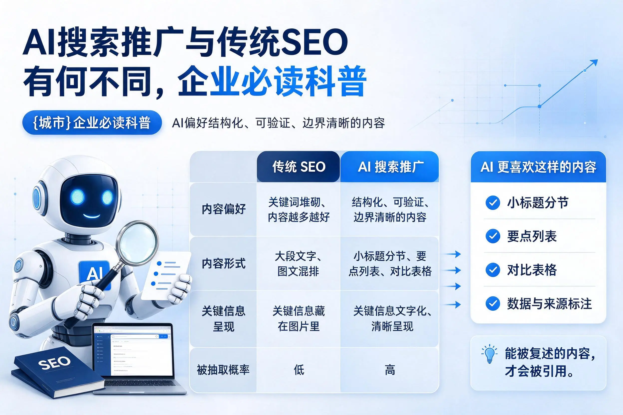 AI搜索推广与传统SEO有何不同,南通企业必读科普